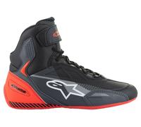 alpinestars Faster 3 Botas Negro/Gris/Rojo neón 8,5 hombres