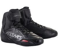 Alpinestars Faster-3 Gunmetal Zapatos de motocicleta, negro-gris, tamaño 40