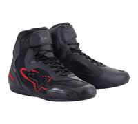 Zapatillas Alpinestars Faster-3 Rideknit Negro-gris oscuro-rojo 12.5 (EU 46)