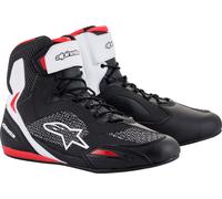 Alpinestars Faster 3 Rideknit, zapatos 10.5 US male Negro/Blanco/Rojo