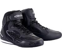 Alpinestars Faster 3 Rideknit Zapatos de motocicleta, negro-gris, tamaño 45