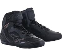 Alpinestars Faster 3 Rideknit Zapatos de motocicleta, negro/antracita, Talla 9 (42)