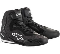 Alpinestars Faster 3 Rideknit Zapatos de motocicleta, negro, Talla 10 (43)