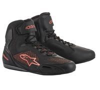 Alpinestars Faster 3 Rideknit, zapatos 11 US male Negro/Rojo Neón