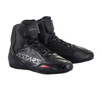 Alpinestars Faster-3 Shoes Black/Gun Metal, Ropa para Motocicleta Hombres, 42 UE