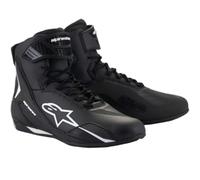 Alpinestars Faster-4 Motocicleta Moto Zapatos Negro Blanco