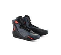 Alpinestars Faster-4 Scarpe da moto, nero/grigio/rosso, 9