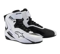 Alpinestars Faster-4 Stella Mujer Motocicleta Moto Zapatos Blanco Negro