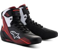 Alpinestars Faster 4, zapatos 11.5 US male Negro/Blanco/Rojo Oscuro