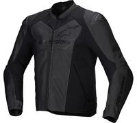 Alpinestars Faster V3 Airflow Chaqueta de moto perforada Cuero / Textil, negro, Talla 58