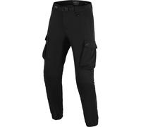 Alpinestars Flex-AST Cargo Pantalones textiles para motocicletas, negro, Talla Short 3XL