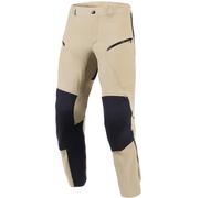 Alpinestars Flex-AST Explorer Pantalones textiles de motocicleta, beige/negro, Talla XL