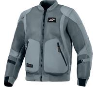 Alpinestars Flight Air Chaqueta textil para motocicletas, gris-azul, tamaño M para Hombres
