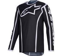 alpinestars Fluid Apex Camiseta MX Negro/Gris M hombres