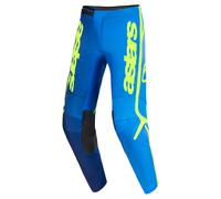 alpinestars Fluid Apex Pantalón de cross Azul/Amarillo 36 hombres
