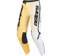 Alpinestars Fluid Apex Pantalones de motocross, negro-amarillo, tamaño 32 para Hombres