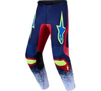 alpinestars Fluid Drag para hombre Pantalón de cross Azul/Rojo 30 hombres