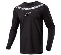 Alpinestars Fluid Graphite Maillot de motocross, negro, tamaño M para Hombres