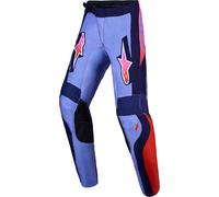 Alpinestars Fluid Hunt Pantalones juveniles de motocross, morado/rosa, Talla 24