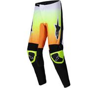 Alpinestars Fluid Wurx Pantalones de motocross, amarillo/negro, Talla 30