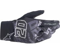 Alpinestars FQ20 Reef Guantes de motocicleta, negro/gris, Talla M
