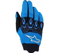 Alpinestars Full Bore V2 Guantes de motocross, azul/negro, Talla S