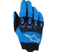 Alpinestars Full Bore V2 Guantes juveniles de motocross, azul/negro, Talla S