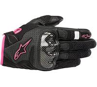 Guantes Alpinestars Stella SMX-1 Air V2 Negro y fucsia XS