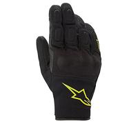 Guantes Alpinestars S Max Drystar Negro y amarillo fluor L