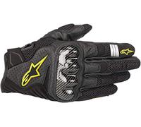 Alpinestars Gloves SMX-1 Air V2 Black/Fluo Yellow S