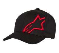 Alpinestars Gorra Corp Shift 2 Curved Brim Black Red, Talla: 2X/3X