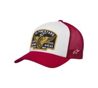 Alpinestars Gorra Heritage Patch White Red, Talla: One Size