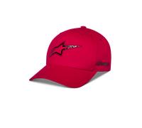 Alpinestars Gorra Snapback De Fibra De Carbono Red, Talla: One Size