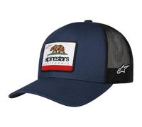 Alpinestars Gorra Trucker Cali Mujer/Hombre - Camionero de Beisbol Malla Snapback, con Visera, Visera Otoño Verano Primavera Invierno Verano/Invierno - Talla única Azul Oscuro