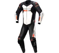 Alpinestars GP Force Chaser, traje de cuero 1pcs. 48 male Negro/Blanco/Rojo Neón