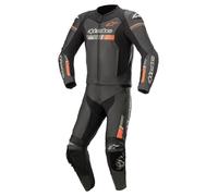 alpinestars GP-Force Chaser traje de cuero Negro/Rojo neón 52 hombres