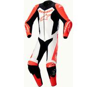 Alpinestars GP Force Lurv, traje de cuero 1ud. perforado 52 male Rojo Neón/Blanco/Negro
