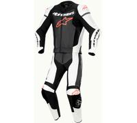 Alpinestars GP Force Lurv, traje de cuero 2pcs. perforado 58 male Negro/Blanco/Rojo Neón