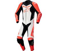 Mono de Cuero Alpinestars GP Force Lurv 1 PC Rojo Flúor/Blanco/Negro52 Rojo Flúor,Blanco,Negro