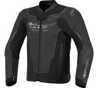 Alpinestars GP Force V2 Chaqueta de cuero para motocicleta, negro, tamaño 48 para Hombres