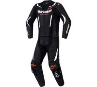 Alpinestars GP Force V2, traje de cuero 2pcs. 58 male Negro/Blanco/Rojo Neón