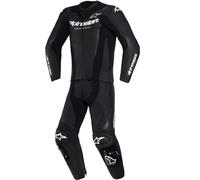 Alpinestars GP Force V2 Traje de cuero de moto de dos piezas, negro, tamaño 54 para Hombres