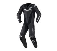 Alpinestars GP Force V2 Tuta in pelle da motociclista in un pezzo, nero, 50