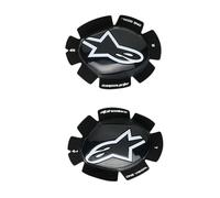 Alpinestars GP Plus Cursori per le ginocchia, nero/bianco