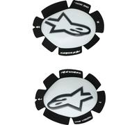 Alpinestars GP Plus Deslizadores de rodilla, Blanco/Negro