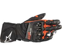 Alpinestars GP Plus R V2 Guantes de motocicleta, negro-rojo, tamaño XL para Hombres