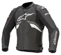 alpinestars GP Plus R V3 Chaqueta combinada de cuero Negro/Gris/Blanco 52 hombres