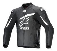 Alpinestars GP Plus R V4 Airflow Chaqueta de cuero de moto perforada, negro-blanco, tamaño 58 para Hombres