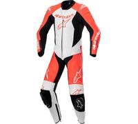 Alpinestars GP Plus V2 Traje de cuero juvenil de 1 pieza, negro-blanco-rojo, tamaño 120