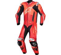 Alpinestars GP Plus V4 Sprint Mono de moto de cuero de 1 pieza, rojo/negro, Talla 58